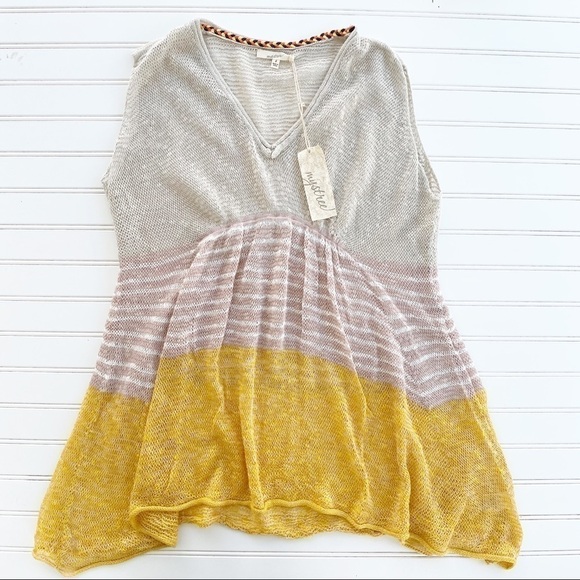 Bohemian asymmetrical Tunic top NEW - Picture 7 of 8